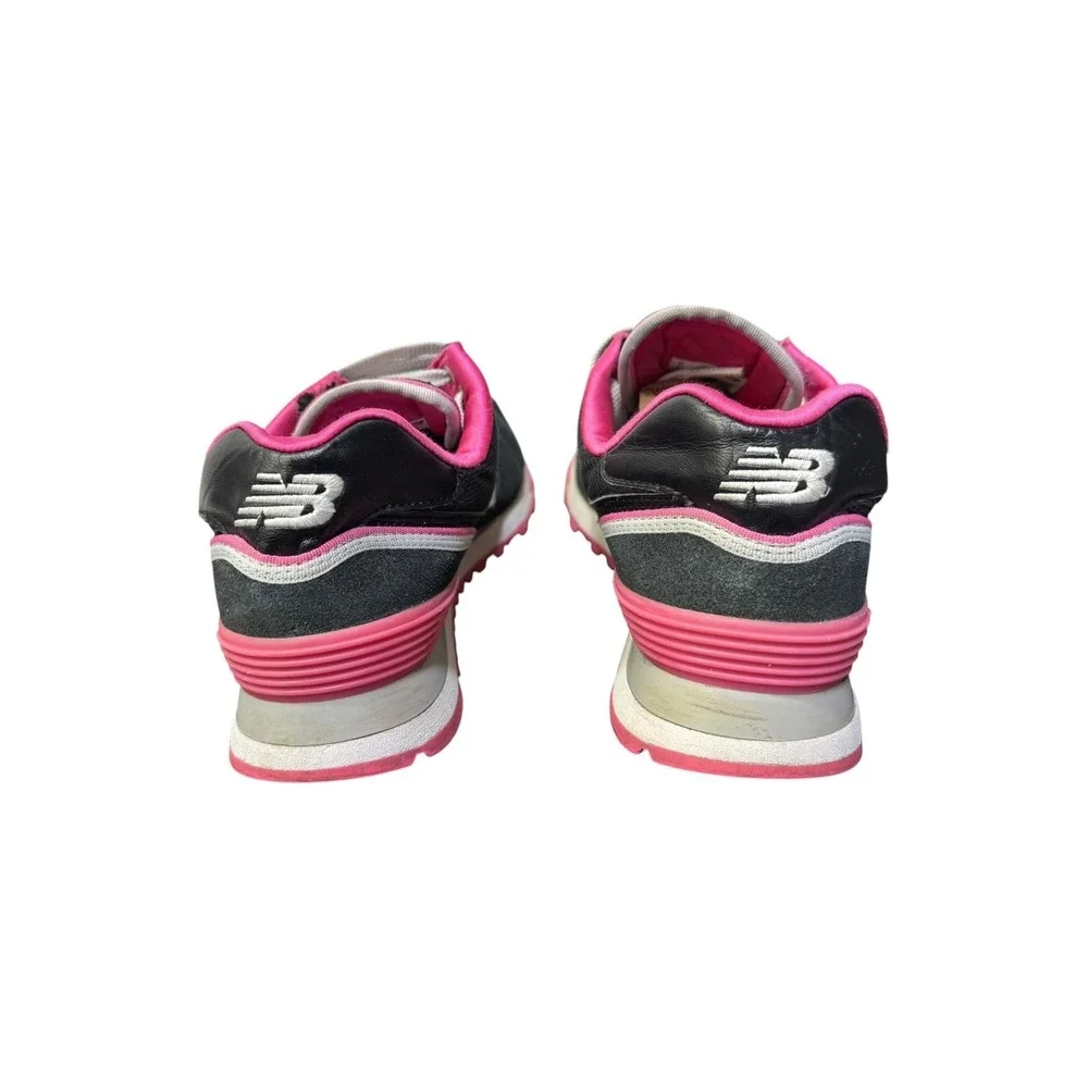 New Balance 574 Womens Sneakers Navy Pink Suede Mesh‎ Running Shoes WL574